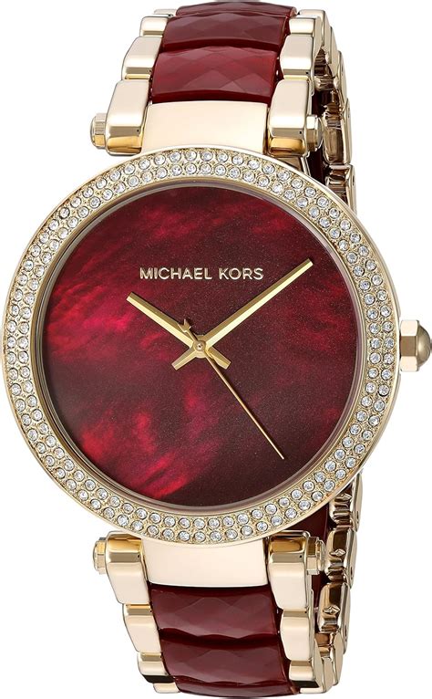 michael kors red watch womens|Michael Kors red watch women.